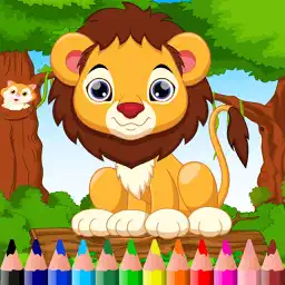 动物小伙伴们(免费)-儿童画画填色涂鸦(快乐的着色书) app